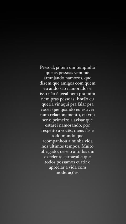 Marcos Pitombo quebra silêncio sobre suposto affair com estilista: "Respeito"