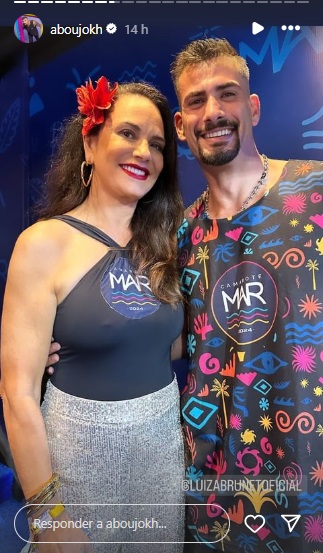 Nizam e Luiza Brunet