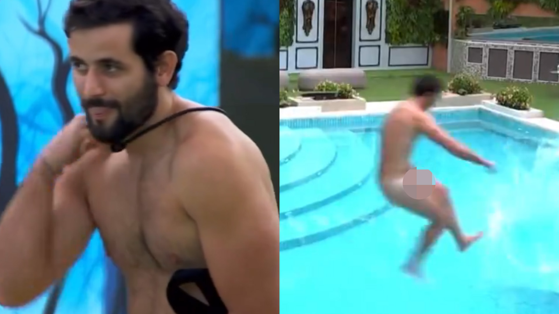 BBB 24: Brothers pulam nus na piscina e Matteus chama atenção: 