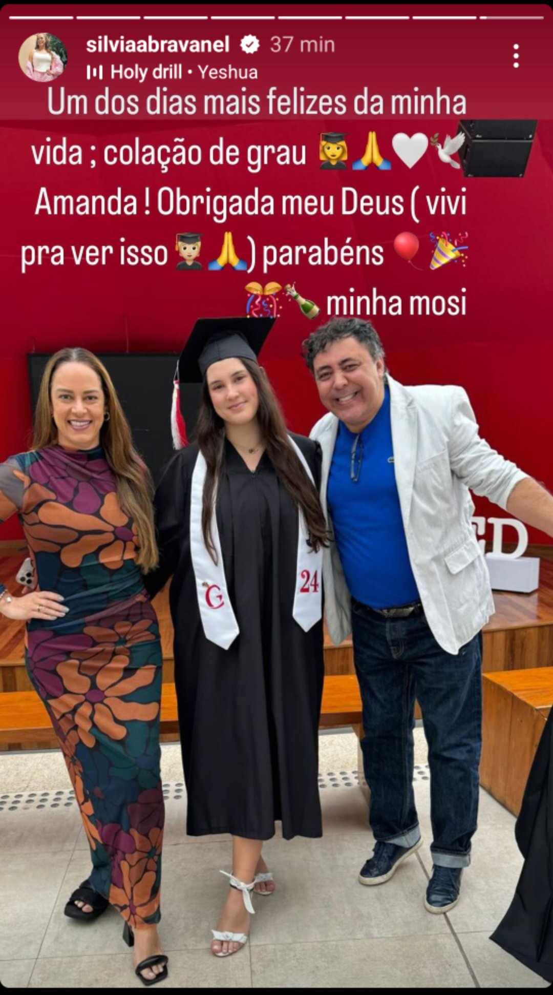 Silvia Abravanel com a filha