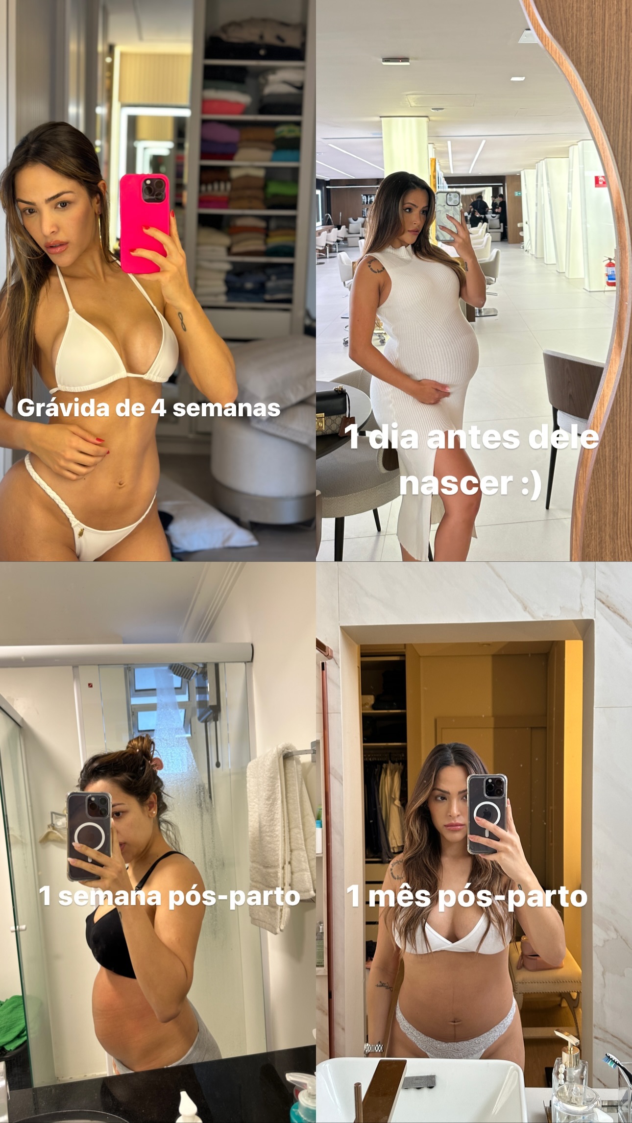 Gabi Luthai mostra corpo real pós-parto e pede empatia