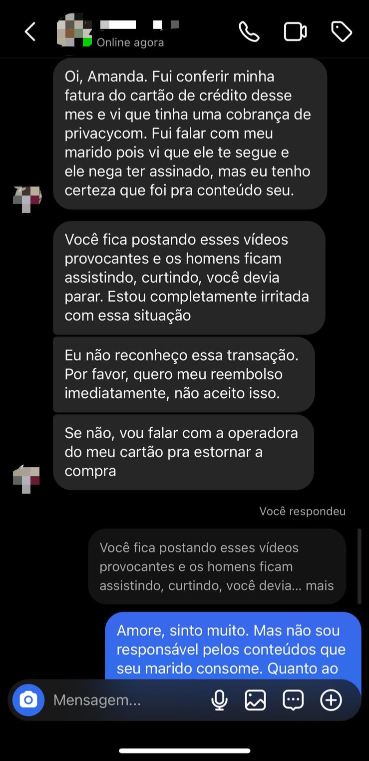 Influenciadora exoõe drama conjugal