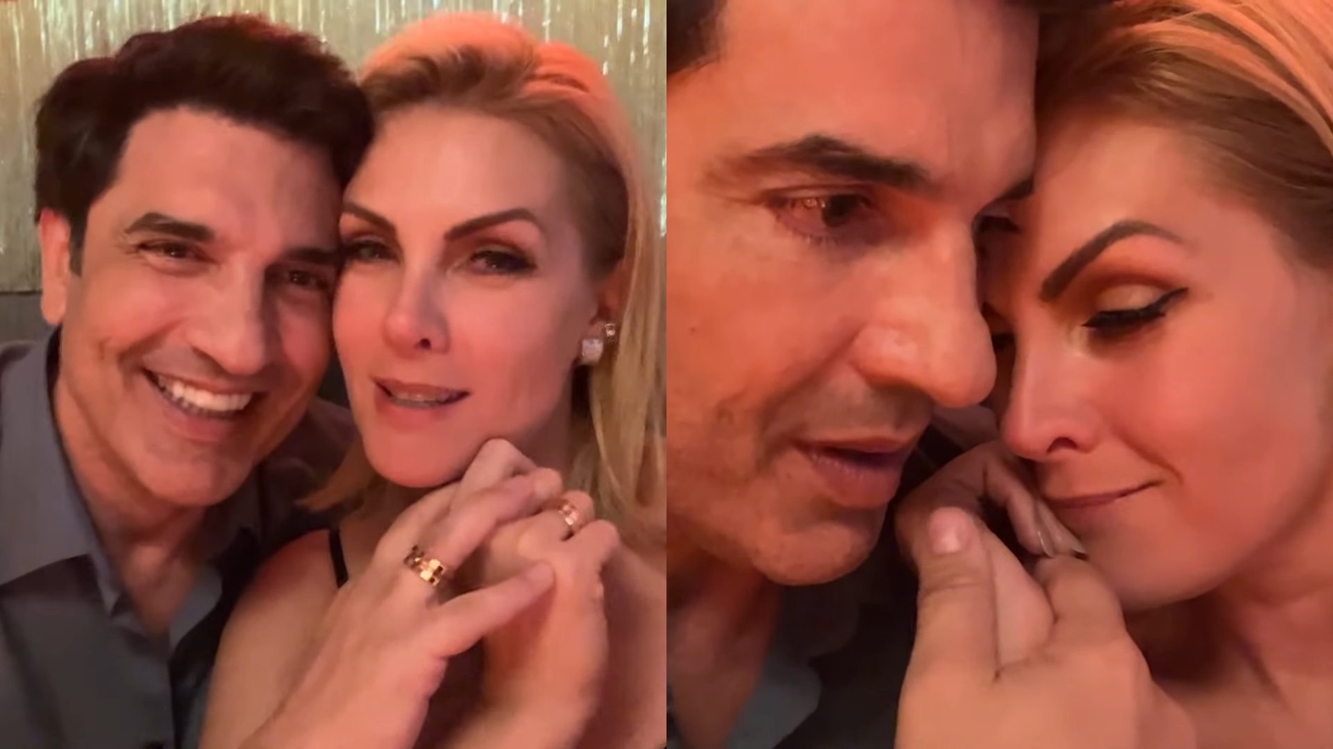 Ana Hickmann exibe pedido de casamento feito por Edu Guedes: 