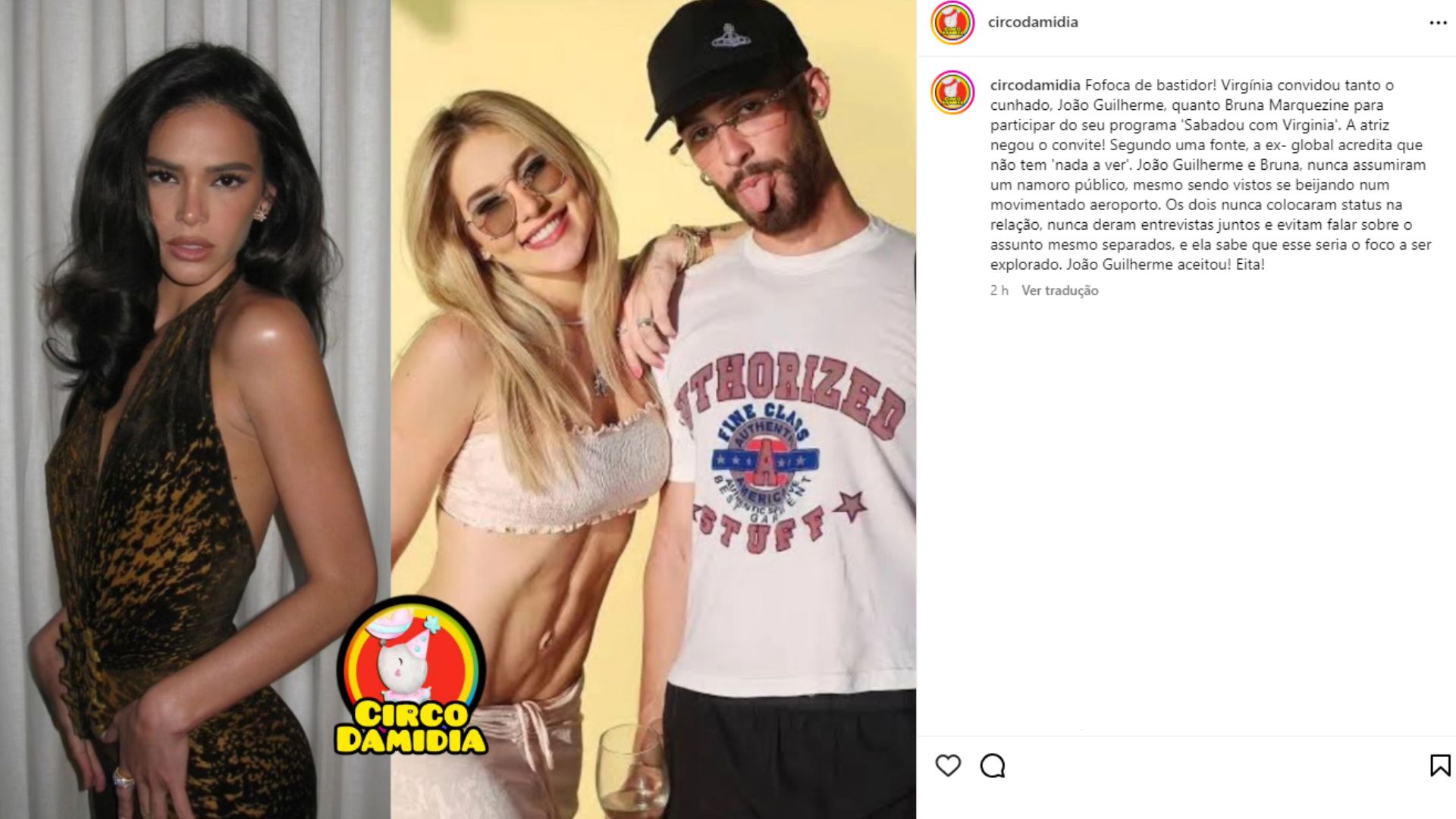 Perfil 'Circo da Mídia' fala sobre bastidores de Marquezine e Família Leonardo