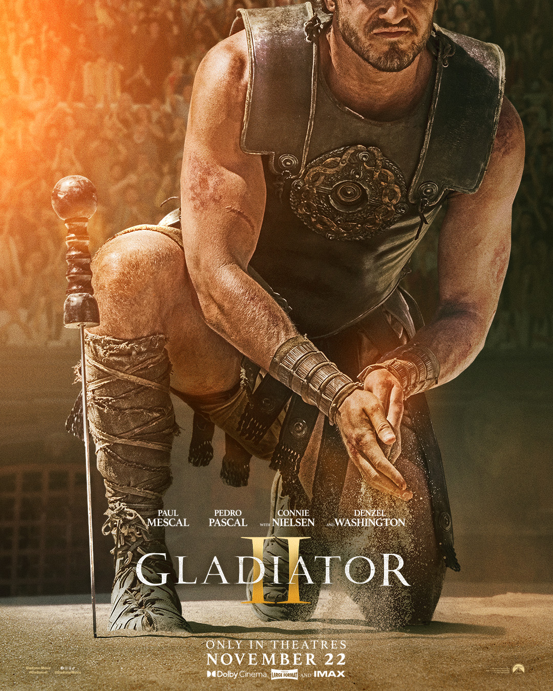 Pôster de Gladiador 2 (Foto: Divulgação/Universal Pictures)