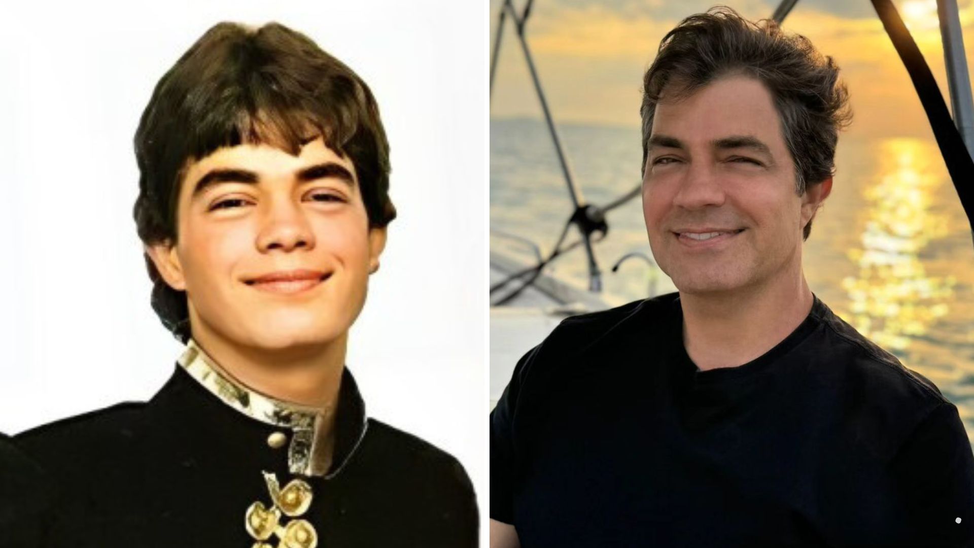 Antes e depois do paquito Marcello Faustini, o Celo