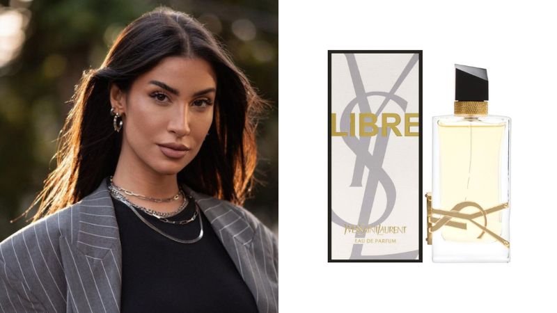 Bianca Andrade e Libre de Yves Saint Laurent