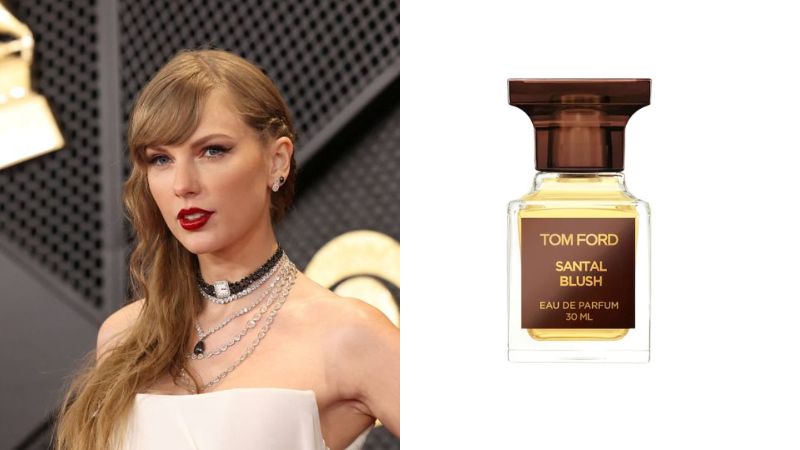 Taylor Swift e Santal Blush de Tom Ford