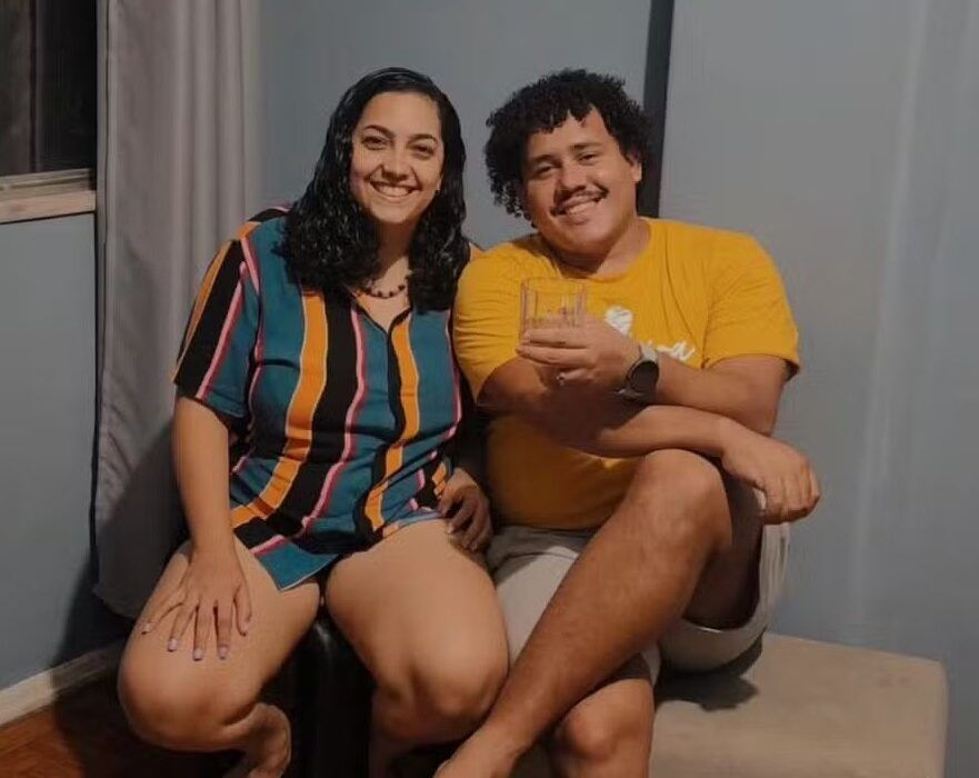 Lucas Buda e Camila Moura