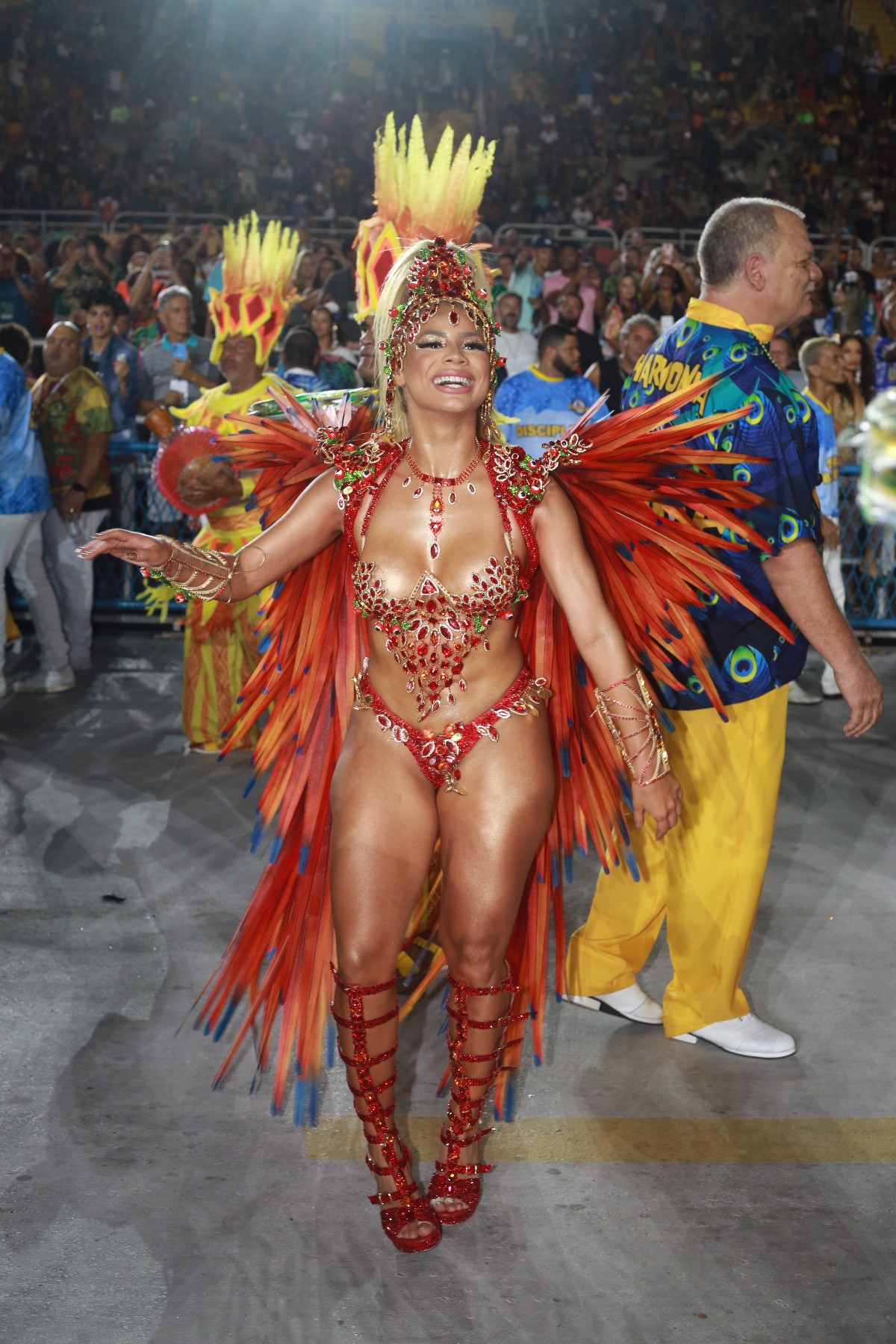 Lexa no desfile da Unidos da Tijuca