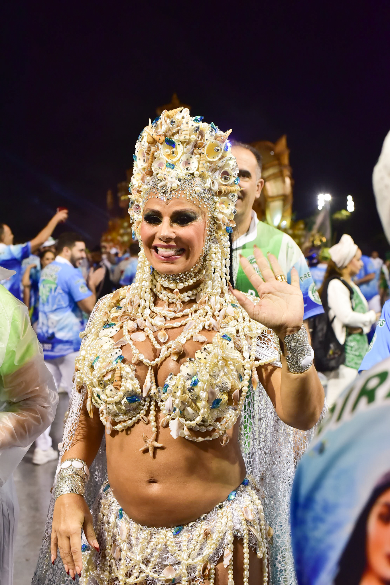 Viviane Araújo no Desfile das Campeãs em São Paulo