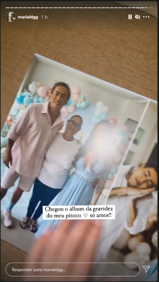 Álbum de gravidez de Maria Lina