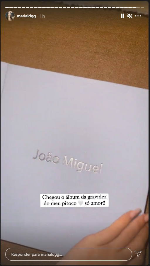 Álbum de gravidez de Maria Lina