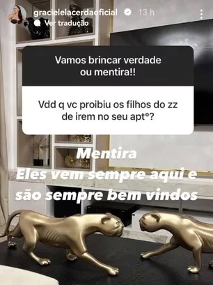 Graciele Lacerda é acusada de vetar visita de filhos de Zezé di Camargo: "Verdade?"