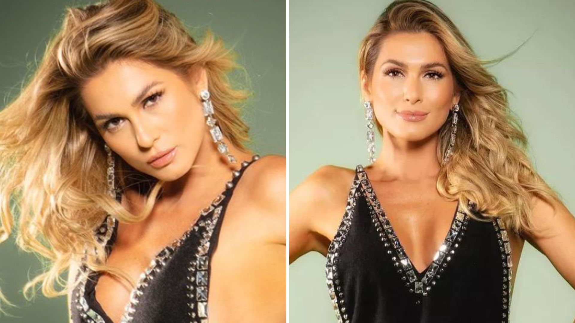 Sem sutiã, Lívia Andrade causa com vestido de R$ 40 mil para estreia na  Globo: 