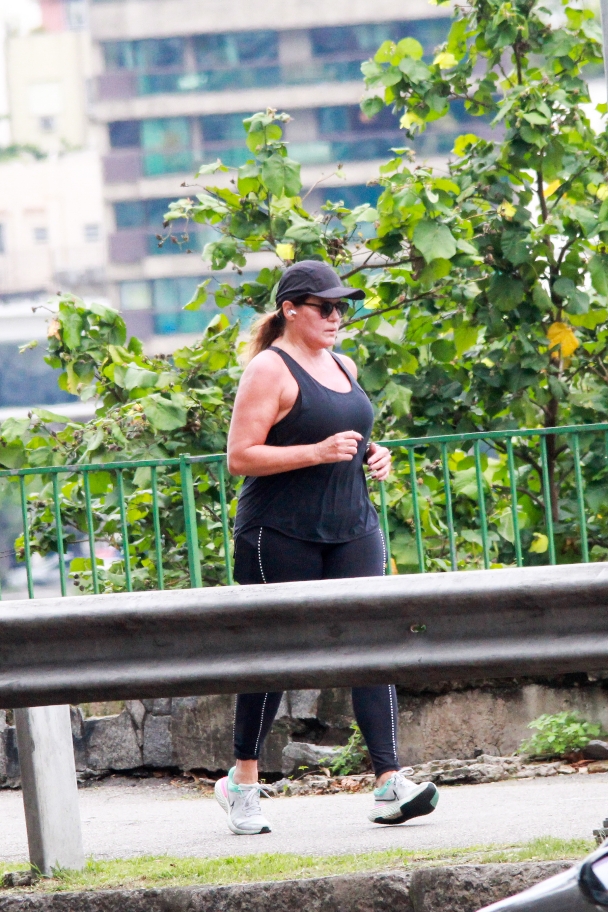 Renata Ceribelli se exercita