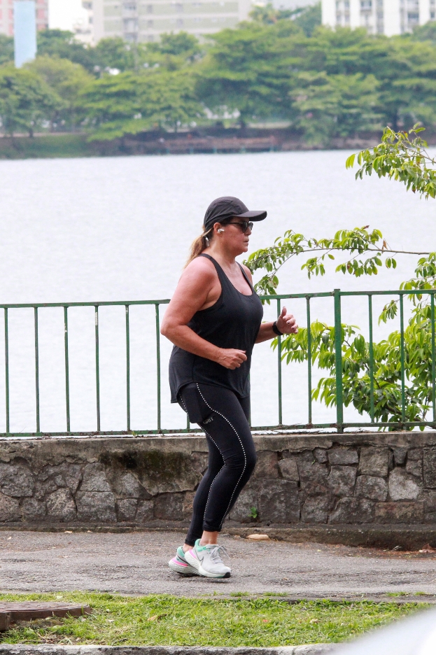 Renata Ceribelli se exercita