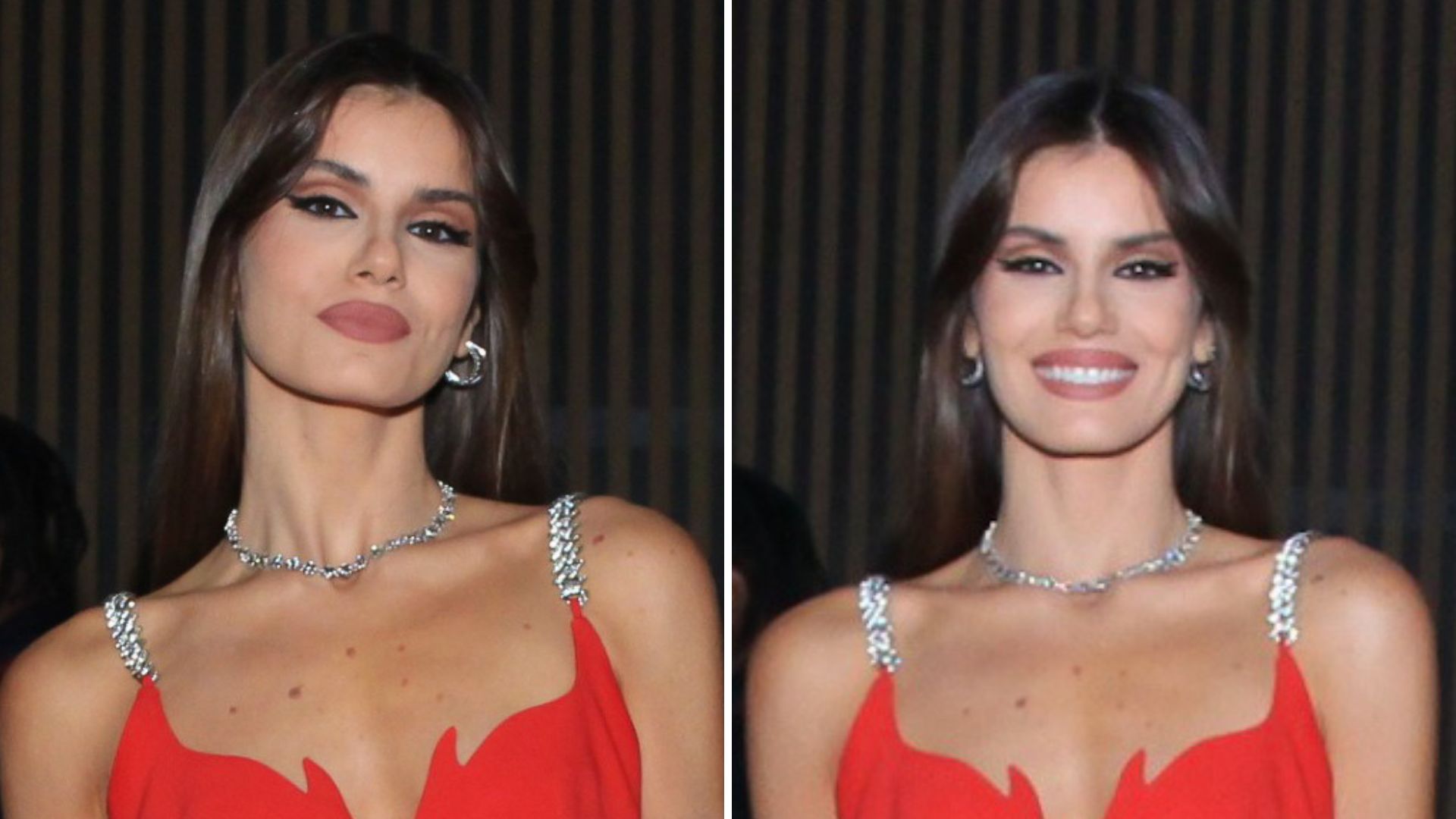 Poderosa! Camila Queiroz faz festa luxuosa e aparece com vestido curtíssimo  e luvas de látex