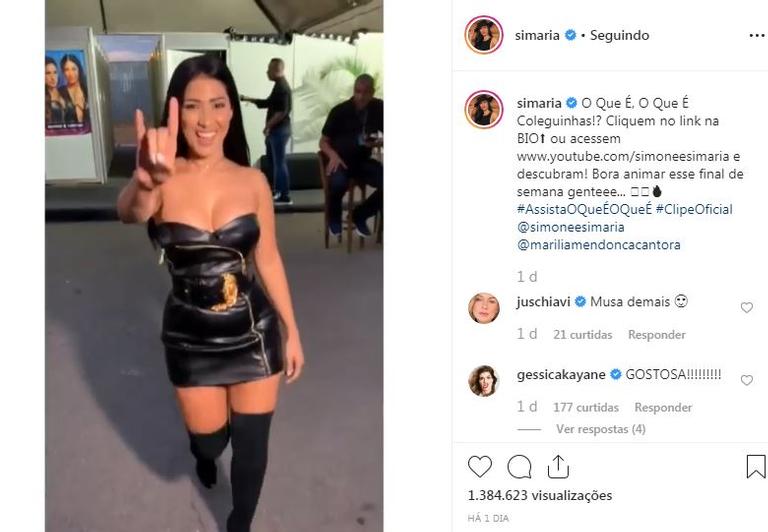 Simaria aposta em look justinho e acessório de R$ 9 mil rouba a cena