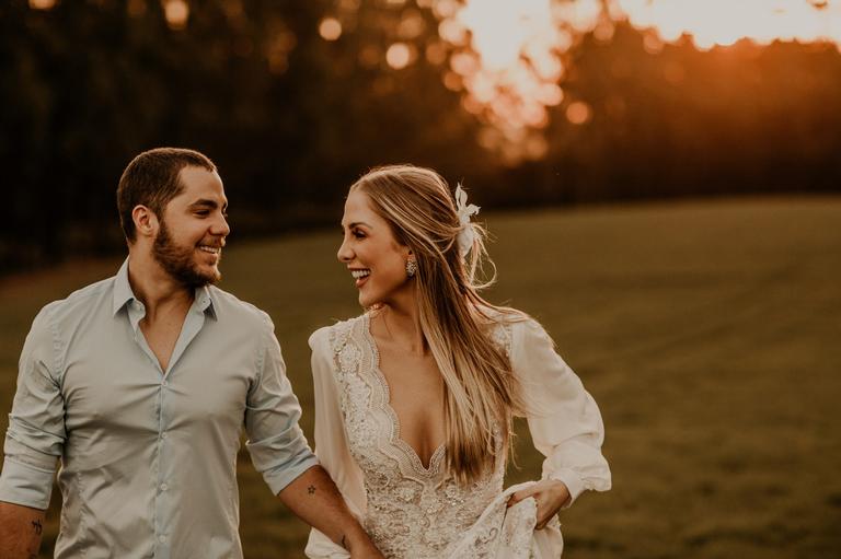 Bruna Manzon revela detalhes de seu casamento com Levi Lima, cantor da banda Jammil e Uma Noites