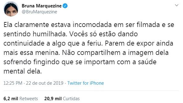 Bruna Marquezine se posiciona