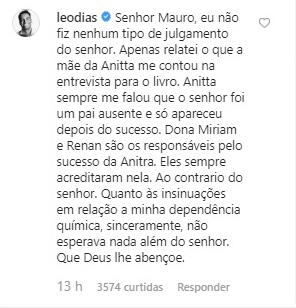 Leo Dias troca farpas com Painitto nas redes