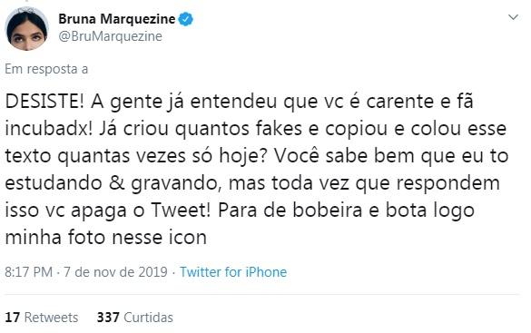 Bruna Marquezine detona haters