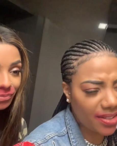 Ludmilla e Brunna Gonçalves são ''pegas'' no flagra