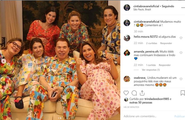 Filha de Silvio Santos mostra antes e depois da família ao comparar fotos