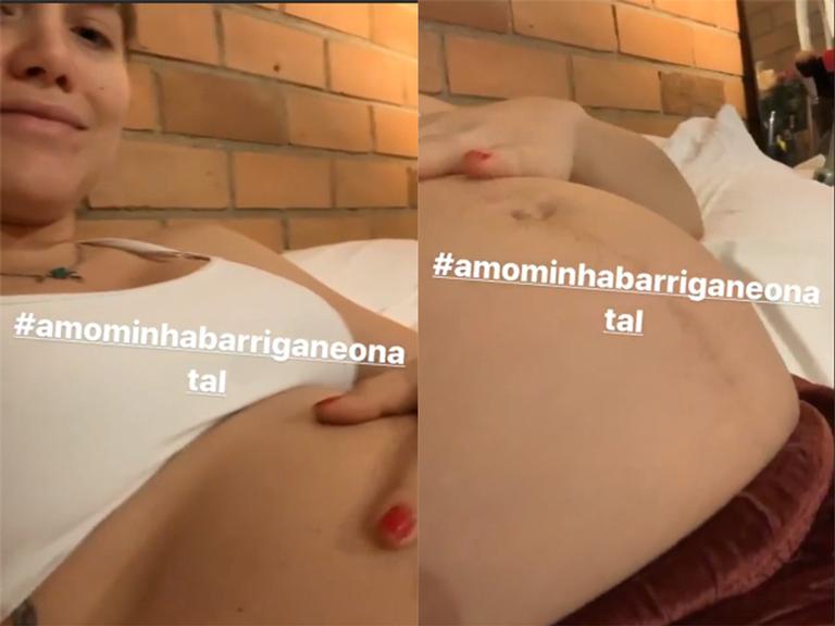 Letícia Colin surpreende ao mostrar a sua barriga pós-parto