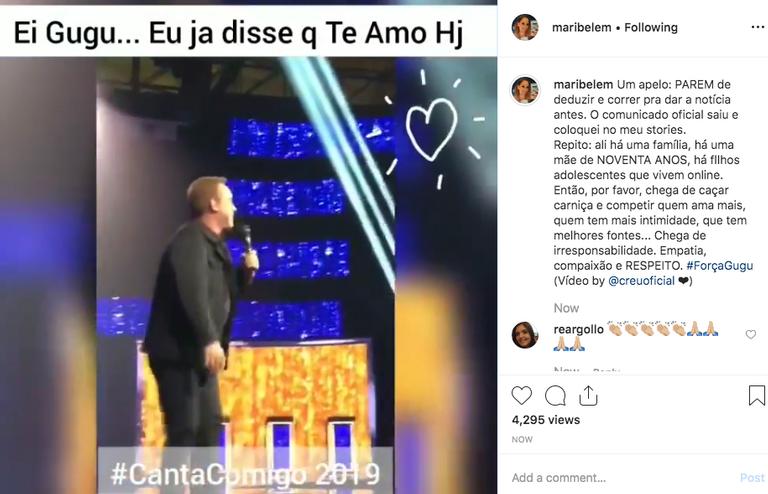 Mariana Belém detona rumores sobre a vida de Gugu