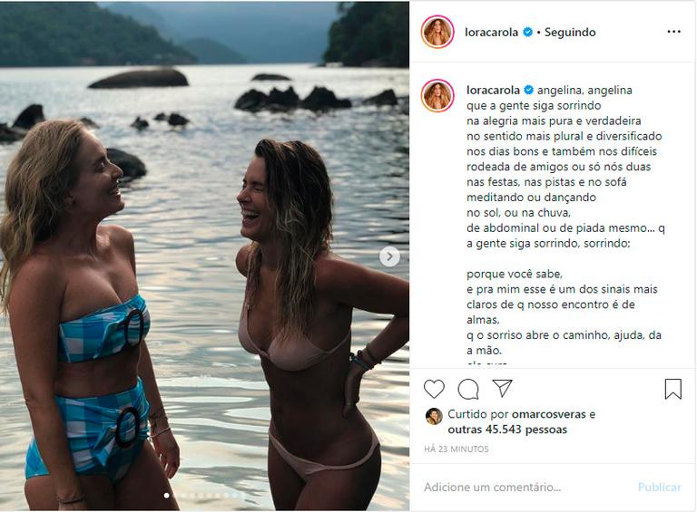 Carolina Dieckmann e Angélica