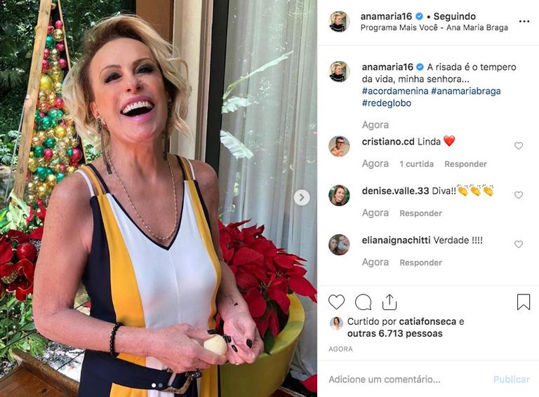 Ana Maria Braga faz tatuagem com o nome do novo namorado no braço