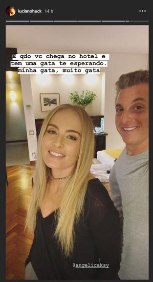 Luciano Huck e Angélica