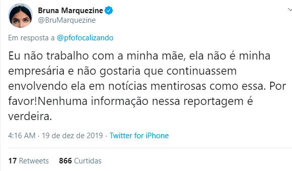 Bruna Marquezine detona notícia do 'Fofocalizando'