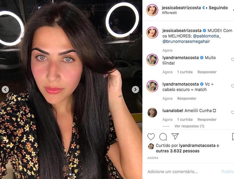 Filha de Leonardo, Jéssica Costa faz transformação radical no cabelo