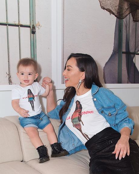 Sabrina Sato e a filha, Zoe, usam look iguais em dia juntinhas