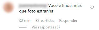 Fã critica magreza de Flavia Pavanelli