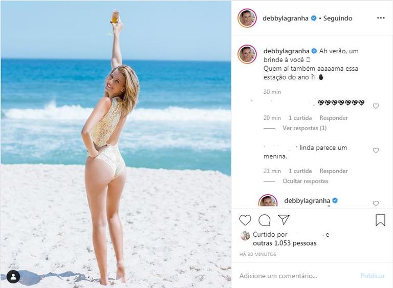 Debby Lagranha em clique sensual