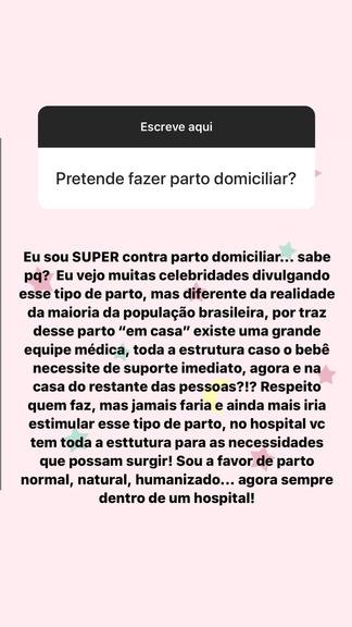 Grávida, Ana Paula Siebert faz critica contundente a parto em casa