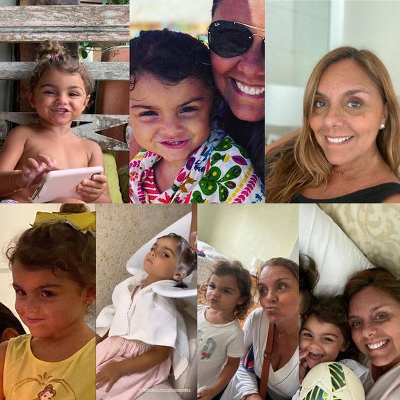 Ana Paula Sang celebra seu aniversário e homenageia a neta, Maria