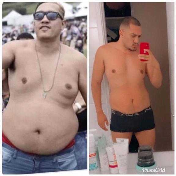 Antes e depois de MC Bin Laden