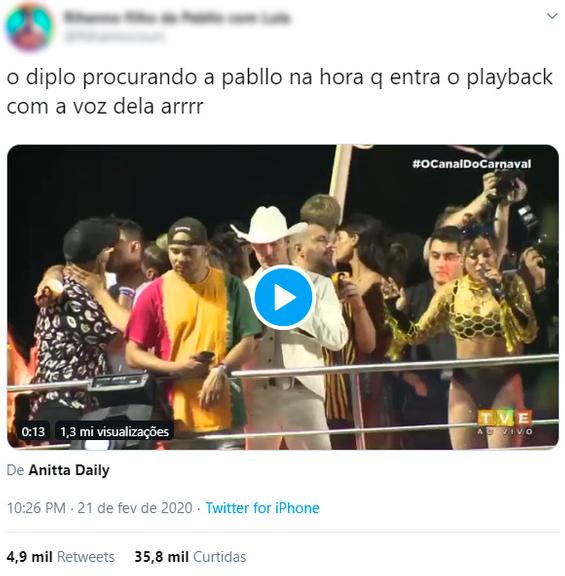 Anitta canta Pabllo Vittar