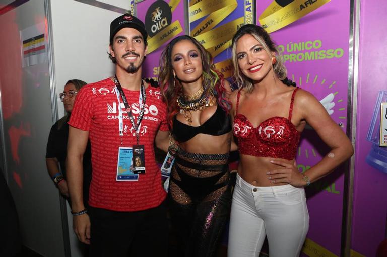 Gabriel David, Anitta e Carol Sampaio