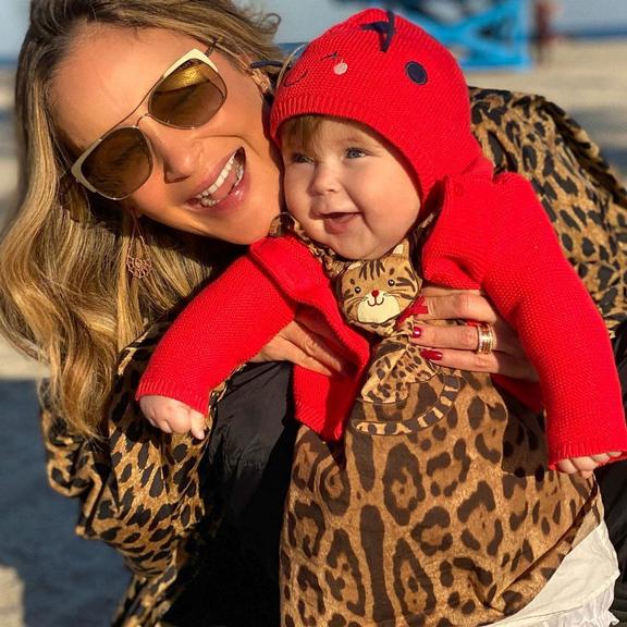 Claudia Leitte e a filha, Bela