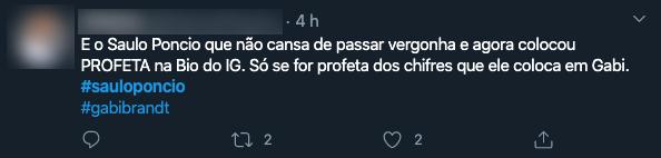 Saulo é criticado após se dizer 'profeta'