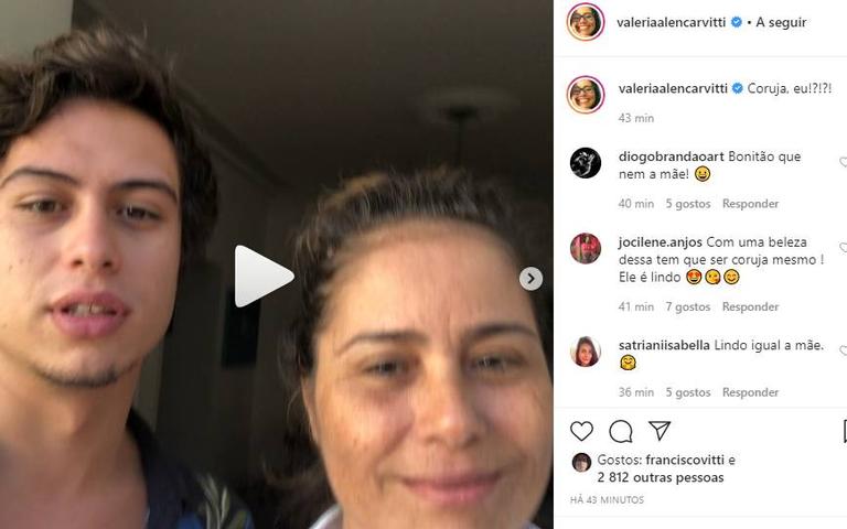 Valeria Alencar posa coladinha do filho mais novo e encanta a web