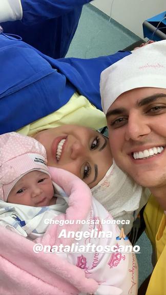 Zé Neto, Natália Toscano e Angelina