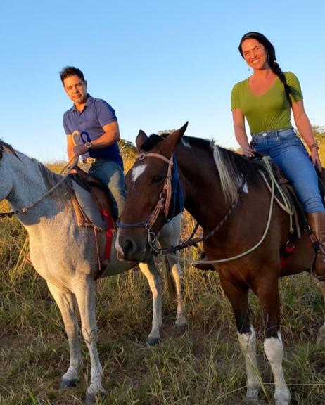 Graciele Lacerda e Zezé di Camargo