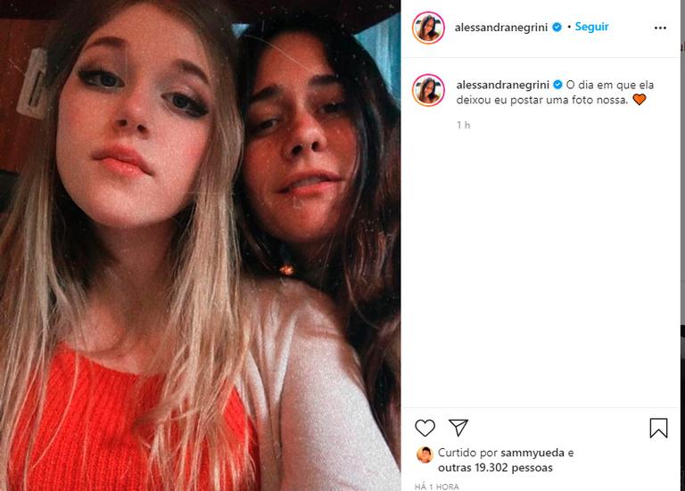 Alessandra Negrini e a filha, Betina